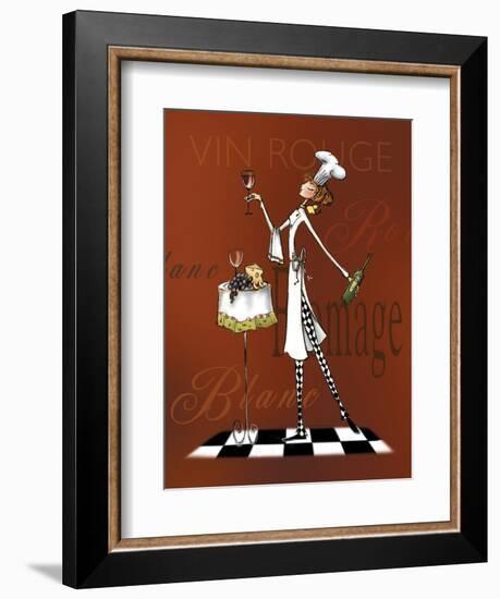 Sassy Chef II-Mara Kinsley-Framed Art Print