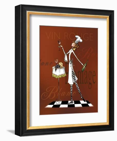 Sassy Chef II-Mara Kinsley-Framed Art Print