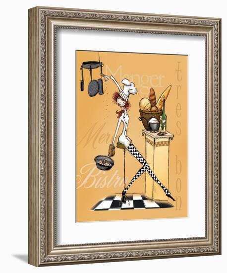 Sassy Chef III-Mara Kinsley-Framed Art Print