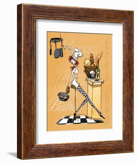 Sassy Chef III-Mara Kinsley-Framed Art Print