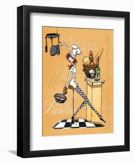 Sassy Chef III-Mara Kinsley-Framed Art Print