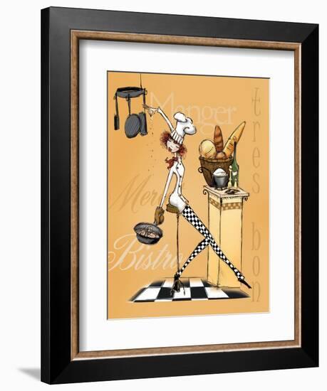 Sassy Chef III-Mara Kinsley-Framed Art Print