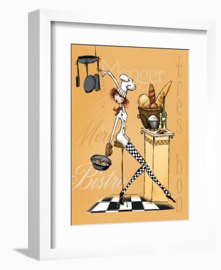 Sassy Chef III-Mara Kinsley-Framed Art Print