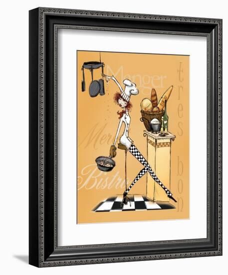 Sassy Chef III-Mara Kinsley-Framed Art Print