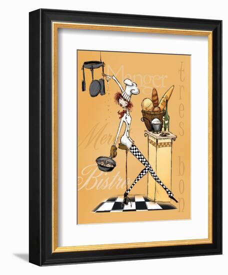 Sassy Chef III-Mara Kinsley-Framed Art Print