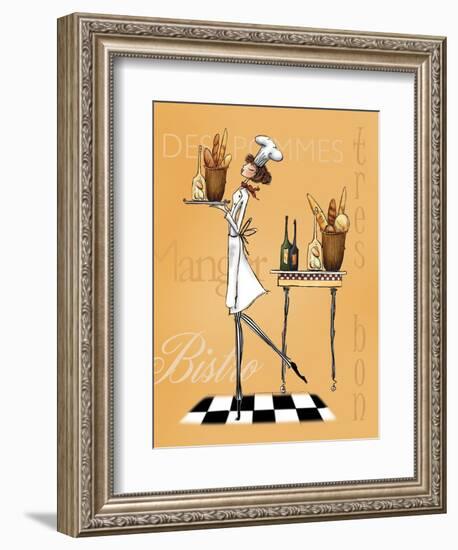 Sassy Chef IV-Mara Kinsley-Framed Art Print