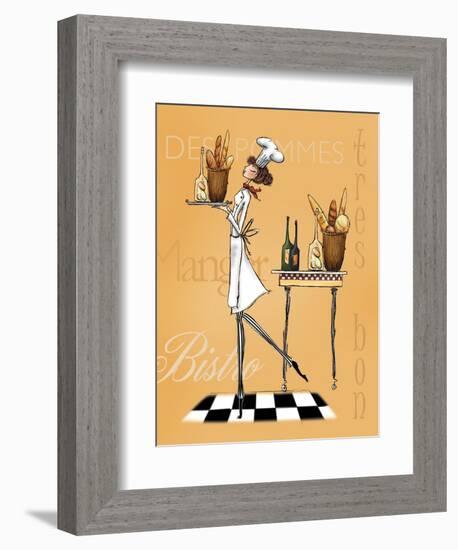 Sassy Chef IV-Mara Kinsley-Framed Art Print