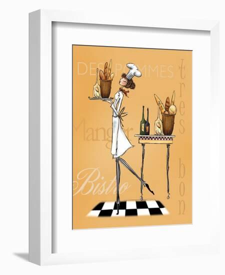 Sassy Chef IV-Mara Kinsley-Framed Art Print