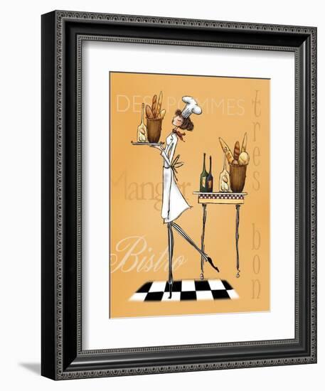 Sassy Chef IV-Mara Kinsley-Framed Art Print