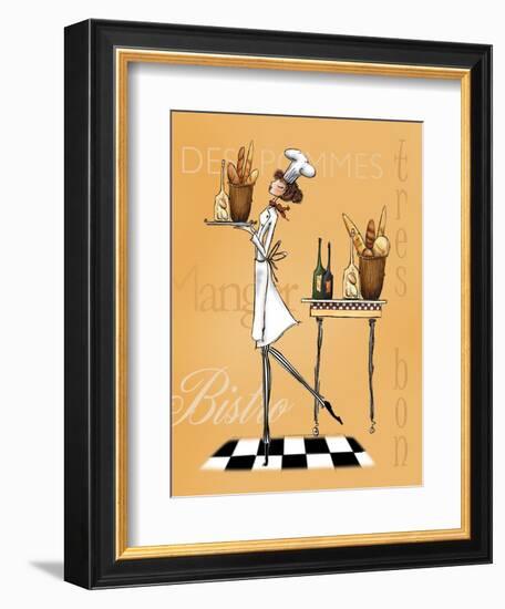 Sassy Chef IV-Mara Kinsley-Framed Art Print