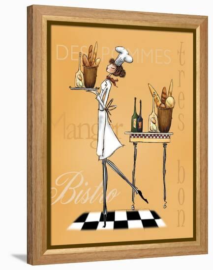 Sassy Chef IV-Mara Kinsley-Framed Stretched Canvas