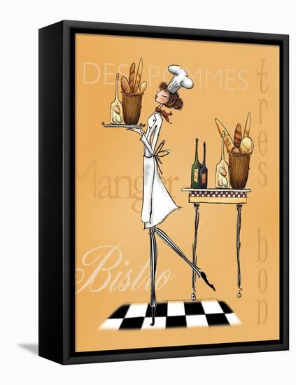 Sassy Chef IV-Mara Kinsley-Framed Stretched Canvas