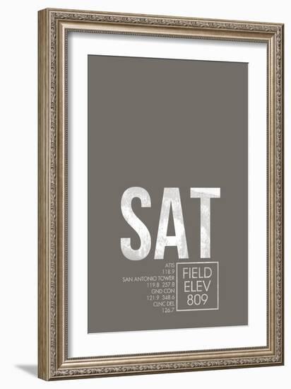 SAT ATC-08 Left-Framed Giclee Print