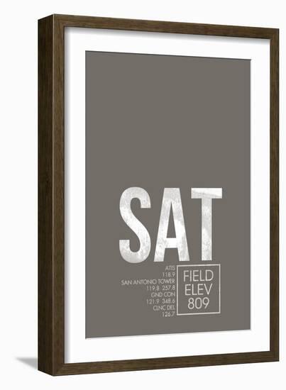 SAT ATC-08 Left-Framed Giclee Print