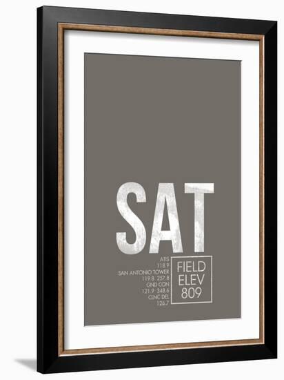 SAT ATC-08 Left-Framed Giclee Print