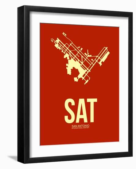SAT San Antonio Airport 1-NaxArt-Framed Art Print
