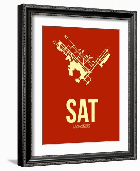 SAT San Antonio Airport 1-NaxArt-Framed Art Print