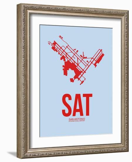 SAT San Antonio Airport 2-NaxArt-Framed Art Print