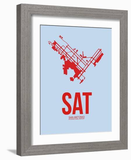 SAT San Antonio Airport 2-NaxArt-Framed Art Print