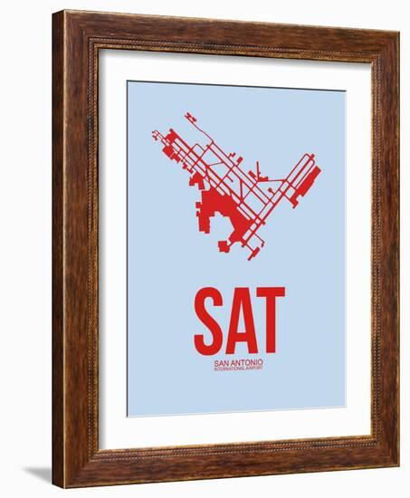 SAT San Antonio Airport 2-NaxArt-Framed Art Print