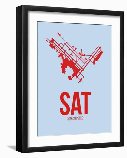 SAT San Antonio Airport 2-NaxArt-Framed Art Print