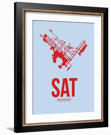 SAT San Antonio Airport 2-NaxArt-Framed Art Print