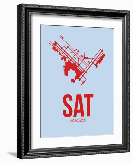 SAT San Antonio Airport 2-NaxArt-Framed Art Print