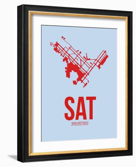 SAT San Antonio Airport 2-NaxArt-Framed Art Print