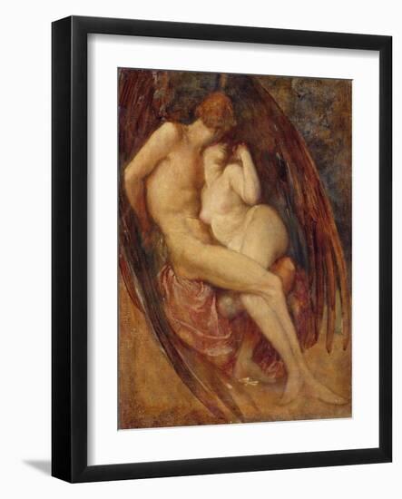 Satan and Sin-George Frederick Watts-Framed Giclee Print