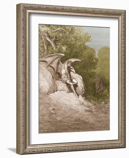 Satan, by Dore-Science Source-Framed Giclee Print