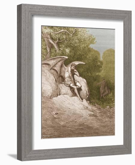 Satan, by Dore-Science Source-Framed Giclee Print