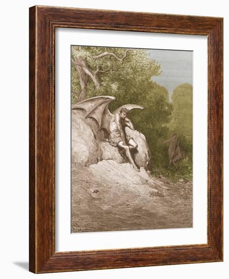 Satan, by Dore-Science Source-Framed Giclee Print