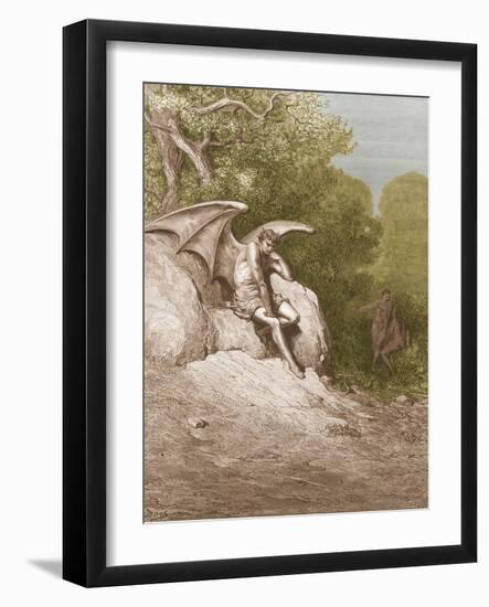 Satan, by Dore-Science Source-Framed Giclee Print