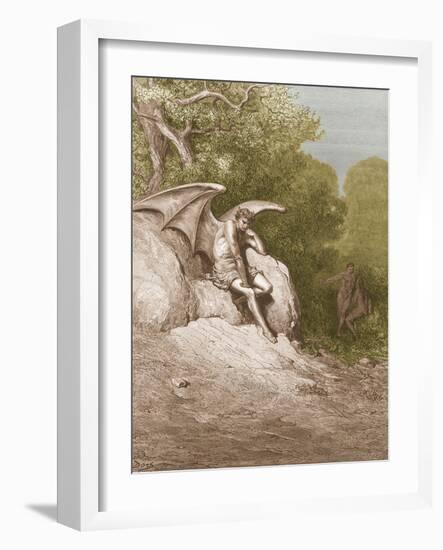 Satan, by Dore-Science Source-Framed Giclee Print