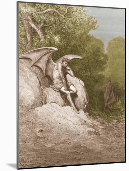 Satan, by Dore-Science Source-Mounted Giclee Print