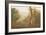 Satan Contemplating Adam and Eve in Paradise, from "Paradise Lost," by John Milton-John Martin-Framed Giclee Print