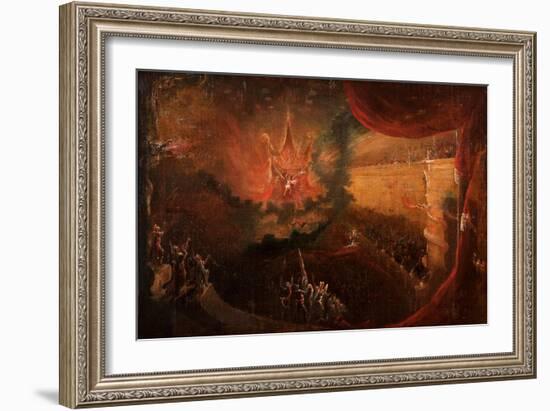 Satan Enthroned in Hell-Samuel Colman-Framed Giclee Print