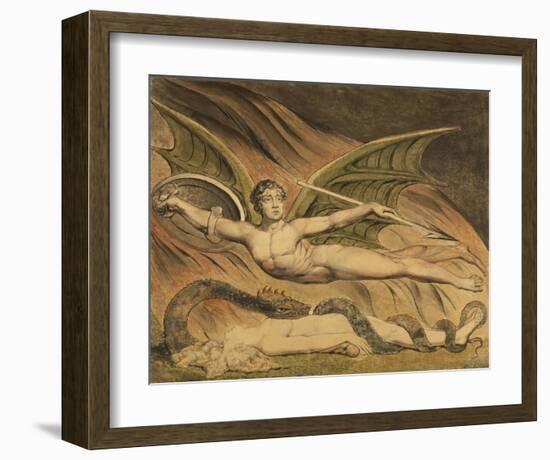 Satan Exulting over Eve-William Blake-Framed Art Print