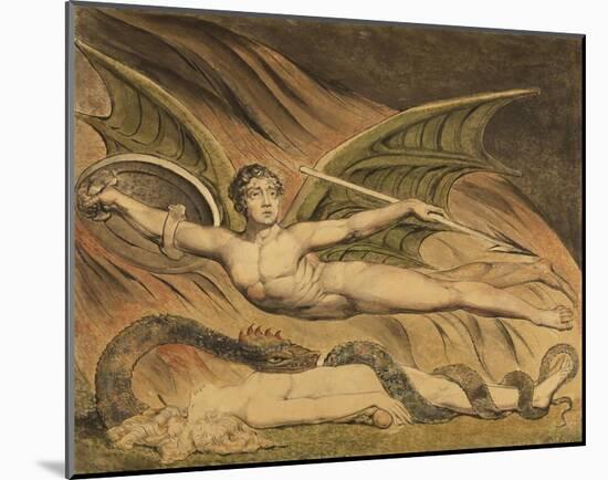 Satan Exulting over Eve-William Blake-Mounted Art Print