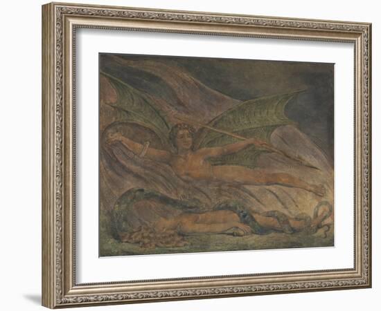 Satan Exulting over Eve-William Blake-Framed Giclee Print