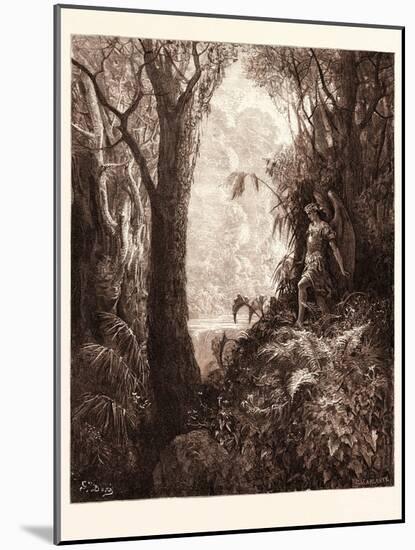 Satan in Paradise-Gustave Dore-Mounted Giclee Print