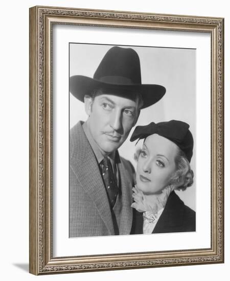 Satan Met a Lady, Warren William, Bette Davis, 1936-null-Framed Premium Photographic Print