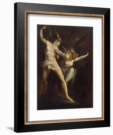 Satan Und Tod, Von Der Suende Getrennt, 1792/1802-Henry Fuseli-Framed Giclee Print