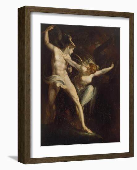 Satan Und Tod, Von Der Suende Getrennt, 1792/1802-Henry Fuseli-Framed Giclee Print