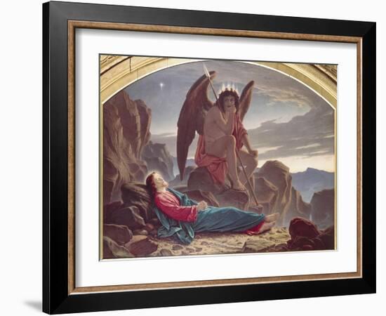 Satan Watching the Sleep of Christ-Noel Paton-Framed Giclee Print