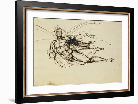 Satan (?)-Henry Fuseli-Framed Giclee Print