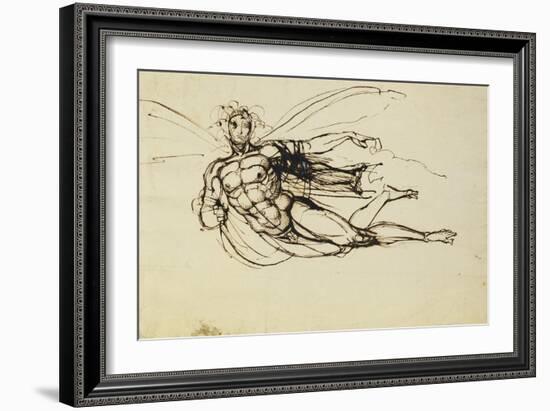 Satan (?)-Henry Fuseli-Framed Giclee Print