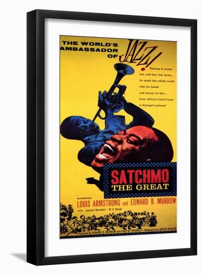 Satchmo the Great, 1957-null-Framed Art Print