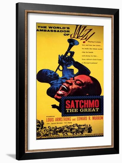 Satchmo the Great, 1957-null-Framed Art Print