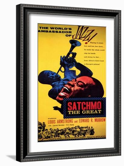 Satchmo the Great, 1957-null-Framed Art Print